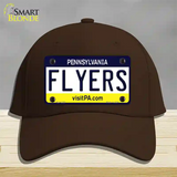 Flyers Pennsylvania State Novelty License Plate Hat Cotton / Dark Brown