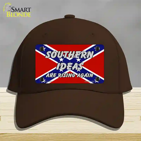 Southern Ideas Risin Again Novelty License Plate Hat Cotton / Dark Brown