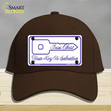 Your Key To Salvation Novelty License Plate Hat Cotton / Dark Brown