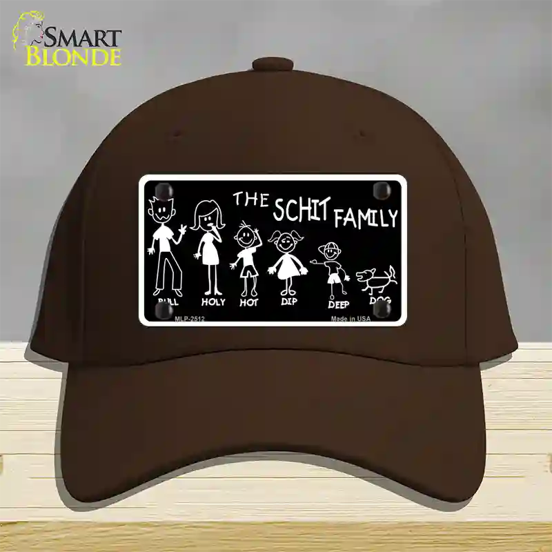 The Schit Family Novelty License Plate Hat Cotton / Dark Brown