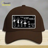 The Schit Family Novelty License Plate Hat Cotton / Dark Brown