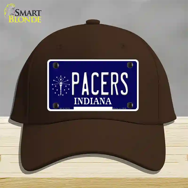 Pacers Indiana State Novelty License Plate Hat Cotton / Dark Brown