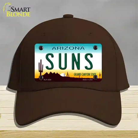 Suns Arizona State Novelty License Plate Hat Cotton / Dark Brown