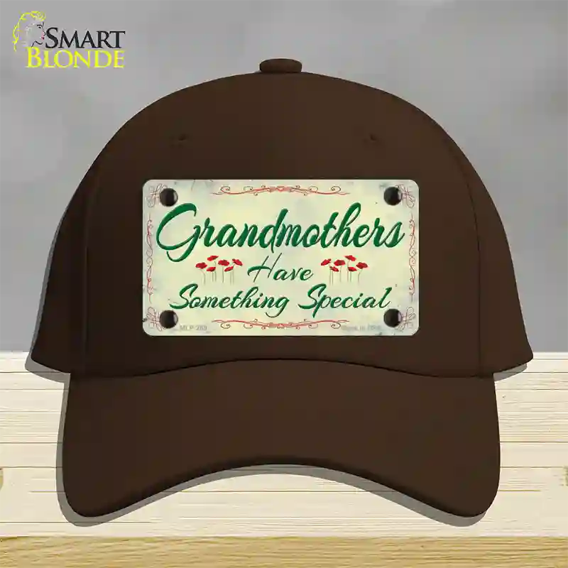 Grandmothers Something Special Novelty License Plate Hat Cotton / Dark Brown