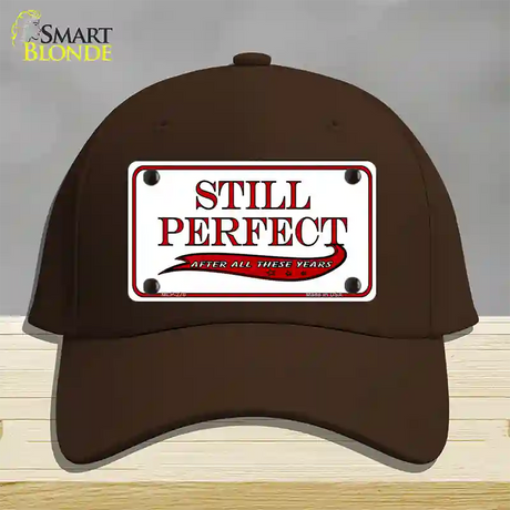 Still Perfect Novelty License Plate Hat Cotton / Dark Brown