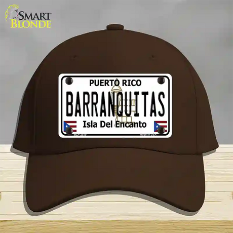 Barranquitas Novelty License Plate Hat Cotton / Dark Brown