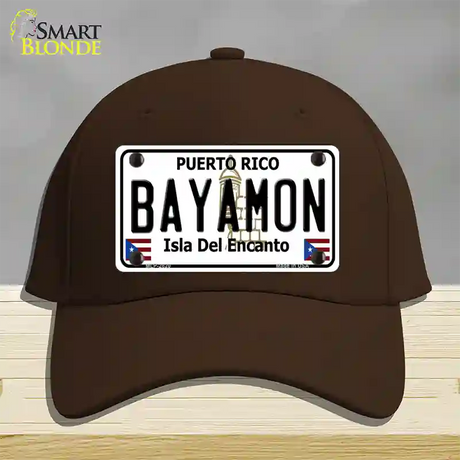 Bayamon Novelty License Plate Hat Cotton / Dark Brown