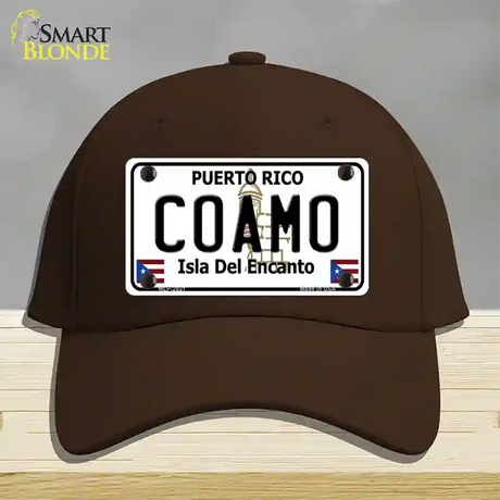 Coamo Novelty License Plate Hat Cotton / Dark Brown