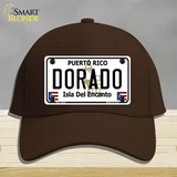 Dorado Novelty License Plate Hat Cotton / Dark Brown