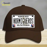 Hormiguesros Puerto Rico Novelty License Plate Hat Cotton / Dark Brown