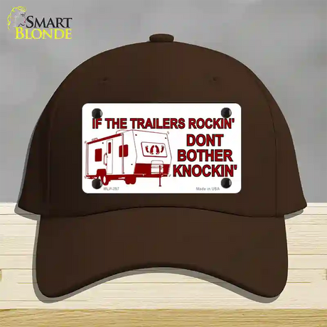 If Trailers Rockin Novelty License Plate Hat Cotton / Dark Brown