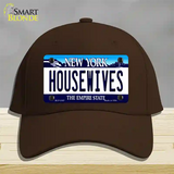 Housewives New York Novelty License Plate Hat Cotton / Dark Brown