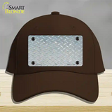 Silver Toolbox Diamond Novelty License Plate Hat Cotton / Dark Brown