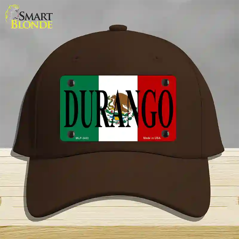 Durango Novelty License Plate Hat Cotton / Dark Brown