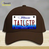 Tailgtr Illinois Novelty License Plate Hat Cotton / Dark Brown