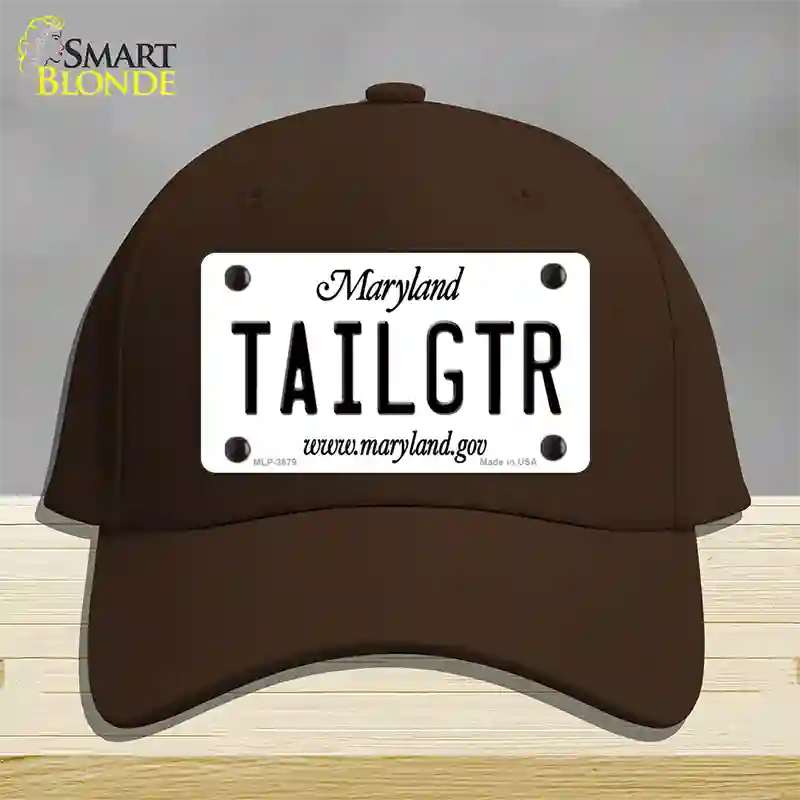 Tailgtr Maryland Novelty License Plate Hat Cotton / Dark Brown