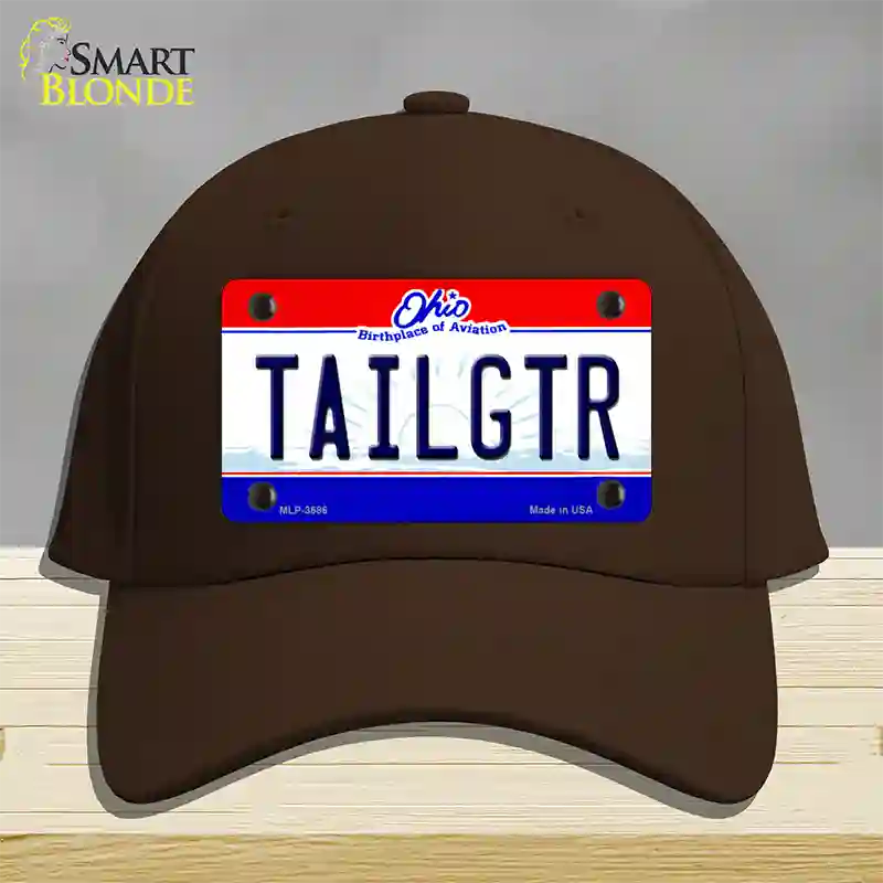 Tailgtr Ohio State Novelty License Plate Hat Cotton / Dark Brown