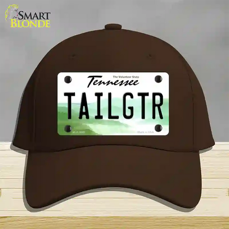 Tailgtr Tennessee Novelty License Plate Hat Cotton / Dark Brown