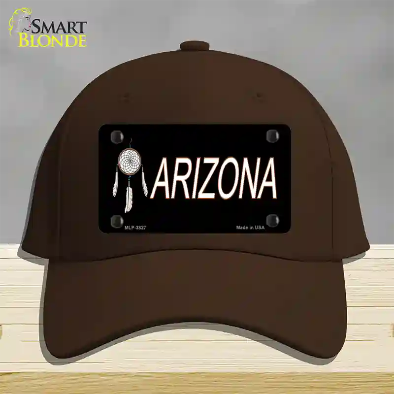 Dreamweaver Offset Arizona Novelty License Plate Hat Cotton / Dark Brown