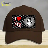 I Love My Collie Novelty License Plate Hat Cotton / Dark Brown