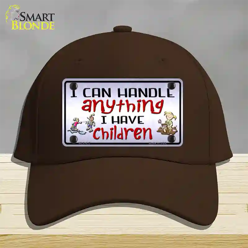 I Can Handle Anything Novelty License Plate Hat Cotton / Dark Brown