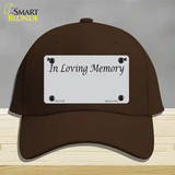 In Loving Memory Gray Novelty License Plate Hat Cotton / Dark Brown