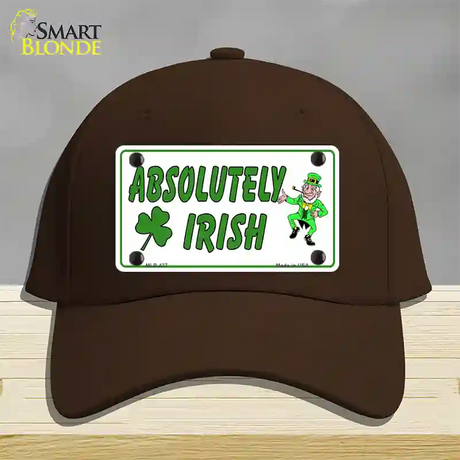 Absolutely Irish Novelty License Plate Hat Cotton / Dark Brown