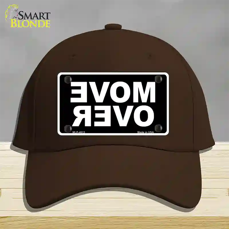 Move Over Black Novelty License Plate Hat Cotton / Dark Brown