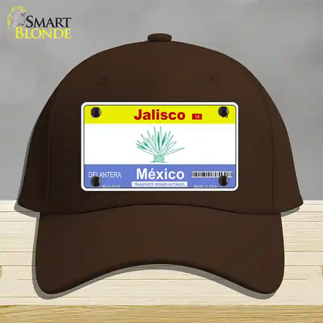 Jalisco Mexico Blank Novelty License Plate Hat Cotton / Dark Brown