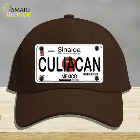 Culiacan Mexico Novelty License Plate Hat Cotton / Dark Brown