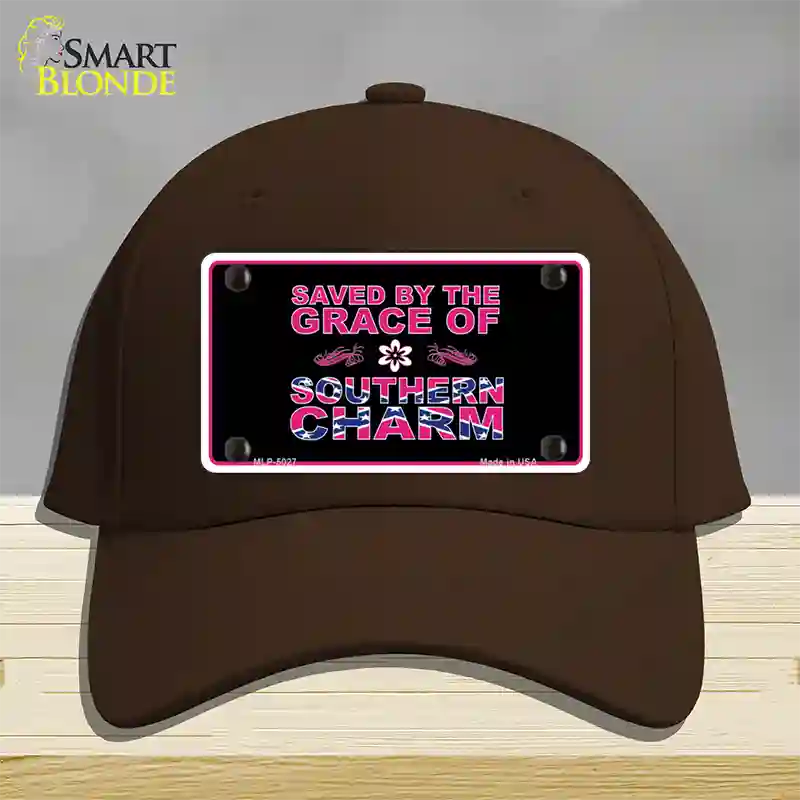 Southern Charm Novelty License Plate Hat Cotton / Dark Brown