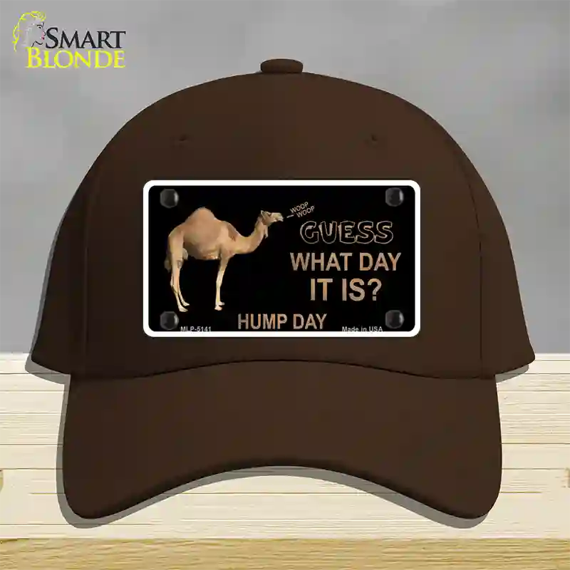 It Is Hump Day Novelty License Plate Hat Cotton / Dark Brown