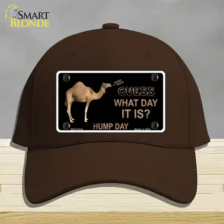 It Is Hump Day Novelty License Plate Hat Cotton / Dark Brown