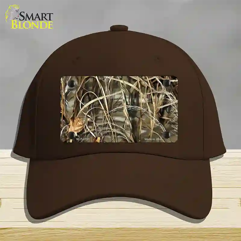 Camo Sticks Novelty License Plate Hat Cotton / Dark Brown