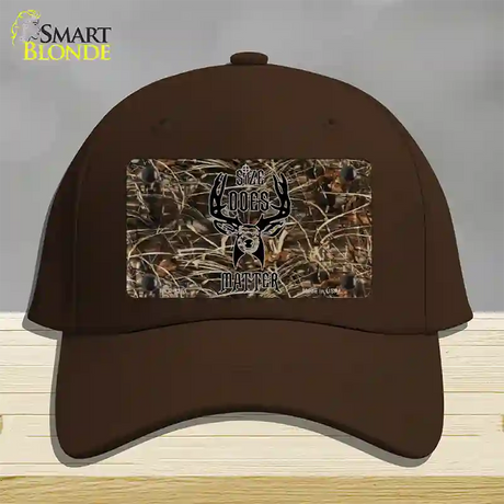 Size Does Matter Novelty License Plate Hat Cotton / Dark Brown