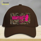 Hunting Babe Novelty License Plate Hat Cotton / Dark Brown