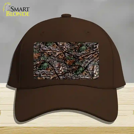 Branches Camouflage Novelty License Plate Hat Cotton / Dark Brown