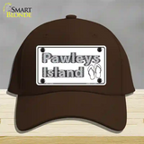 Pawleys Island Flip Flops Novelty License Plate Hat Cotton / Dark Brown