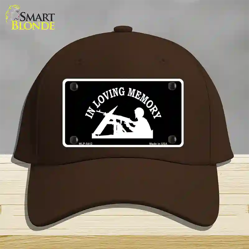 In Loving Memory Lookout Novelty License Plate Hat Cotton / Dark Brown