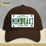 Moms Taxi Florida Novelty License Plate Hat Cotton / Dark Brown