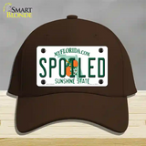 Spoiled Florida Novelty License Plate Hat Cotton / Dark Brown