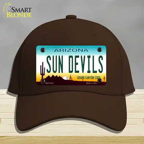 Arizona Sun Devils Novelty License Plate Hat Cotton / Dark Brown