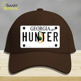 Hunter Georgia Novelty License Plate Hat Cotton / Dark Brown