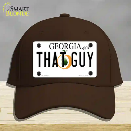 That Guy Georgia Novelty License Plate Hat Cotton / Dark Brown