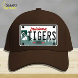 Tigers Louisiana Novelty License Plate Hat Cotton / Dark Brown