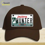 Hunter Louisiana Novelty License Plate Hat Cotton / Dark Brown