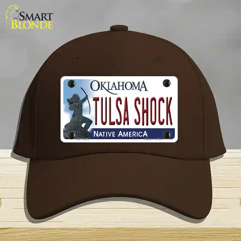 Tulsa Shock Oklahoma Novelty License Plate Hat Cotton / Dark Brown