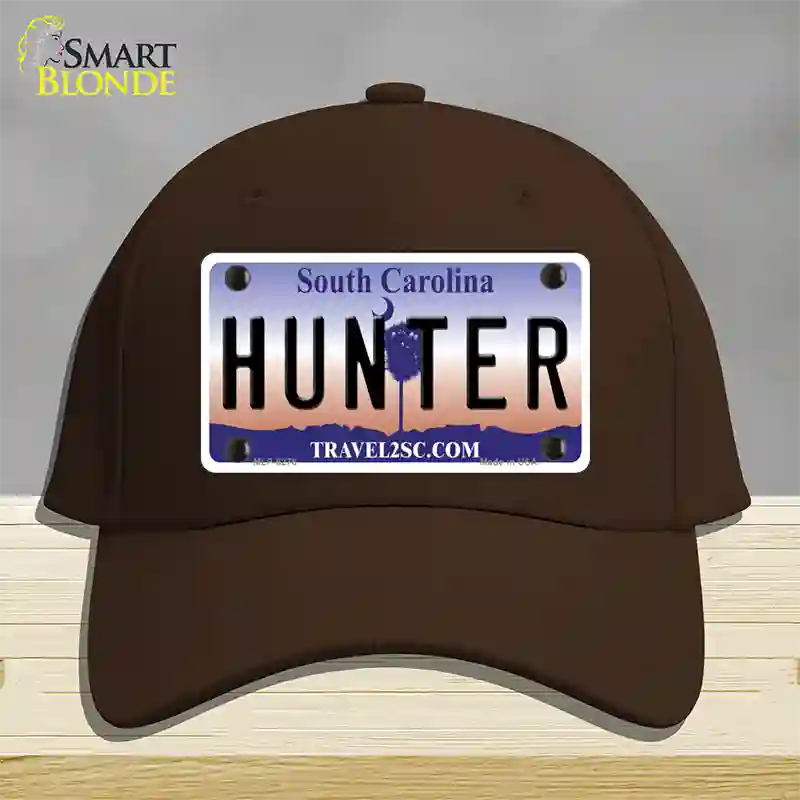 Hunter South Carolina Novelty License Plate Hat Cotton / Dark Brown