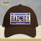 Bad Boy South Carolina Novelty License Plate Hat Cotton / Dark Brown