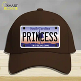 Princess South Carolina Novelty License Plate Hat Cotton / Dark Brown